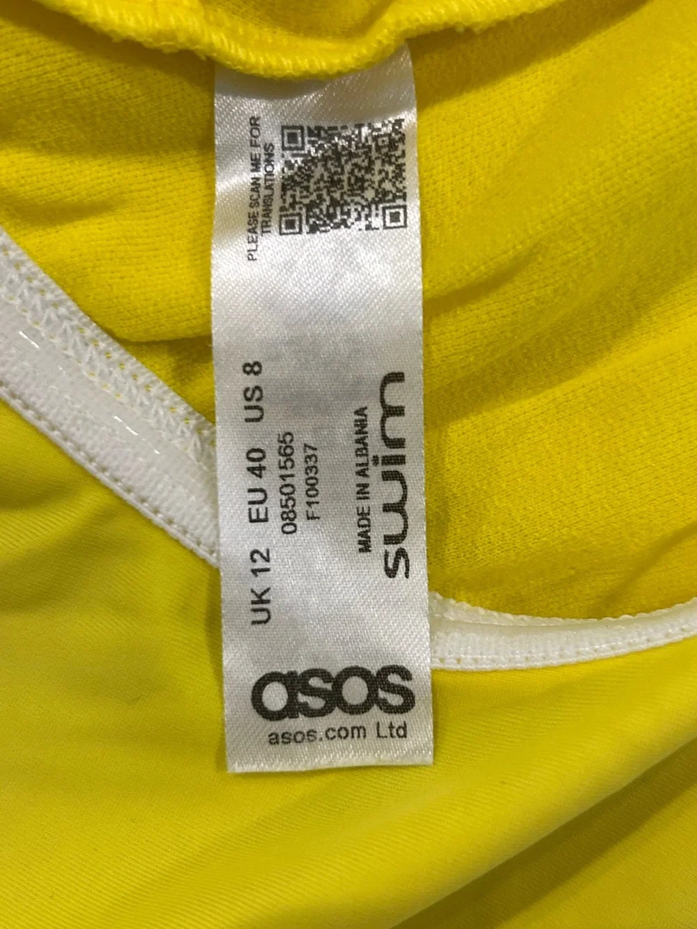 ASOS Strapless Ruffle One-Piece Swimsuit - Picture 9 of 11